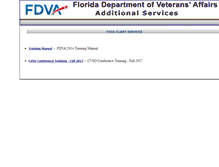 Tablet Screenshot of fdva.org